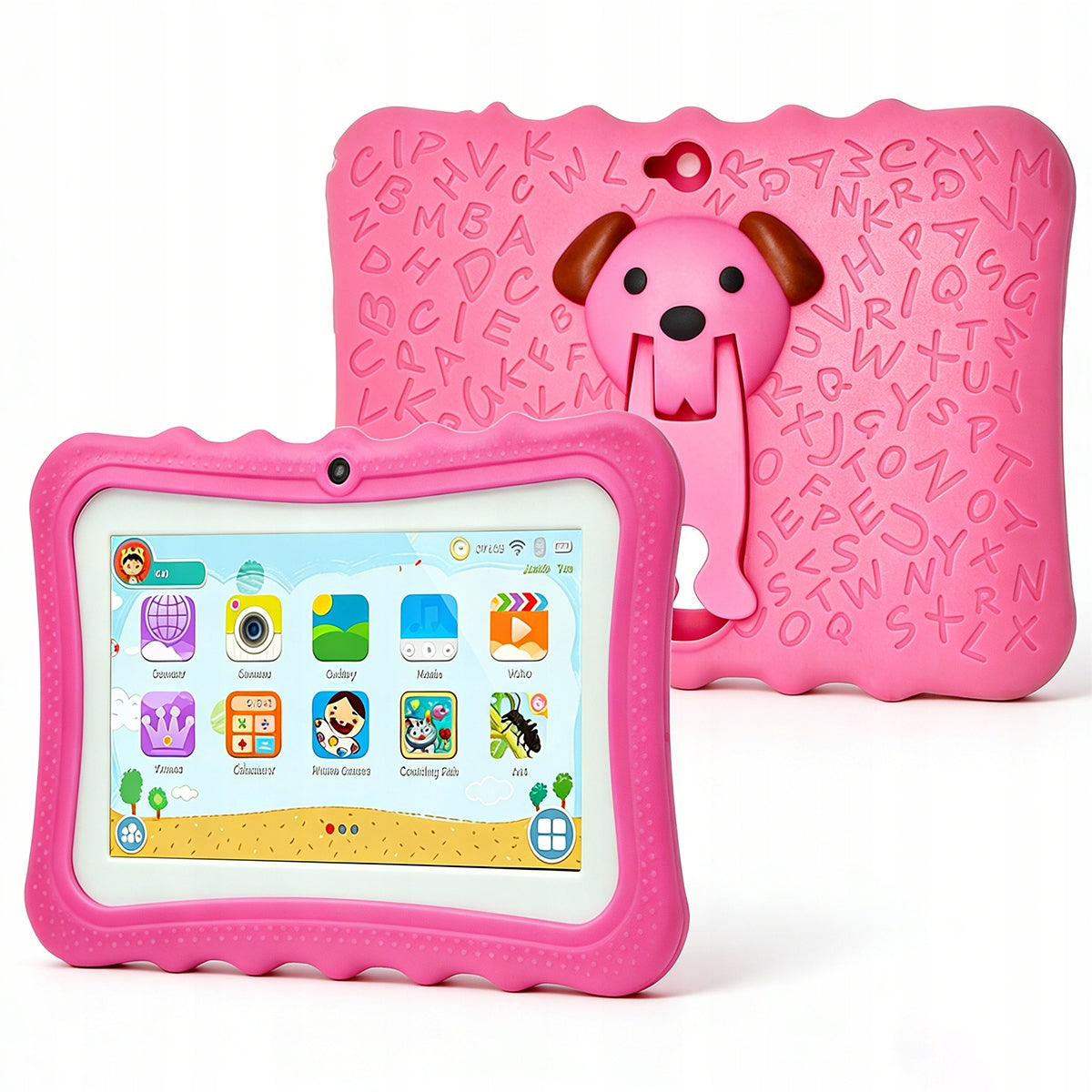 TABLET FOR CHILDREN 7' EDUCATIONAL GAMES TOYS SET ANDROID 2/32 GB pink