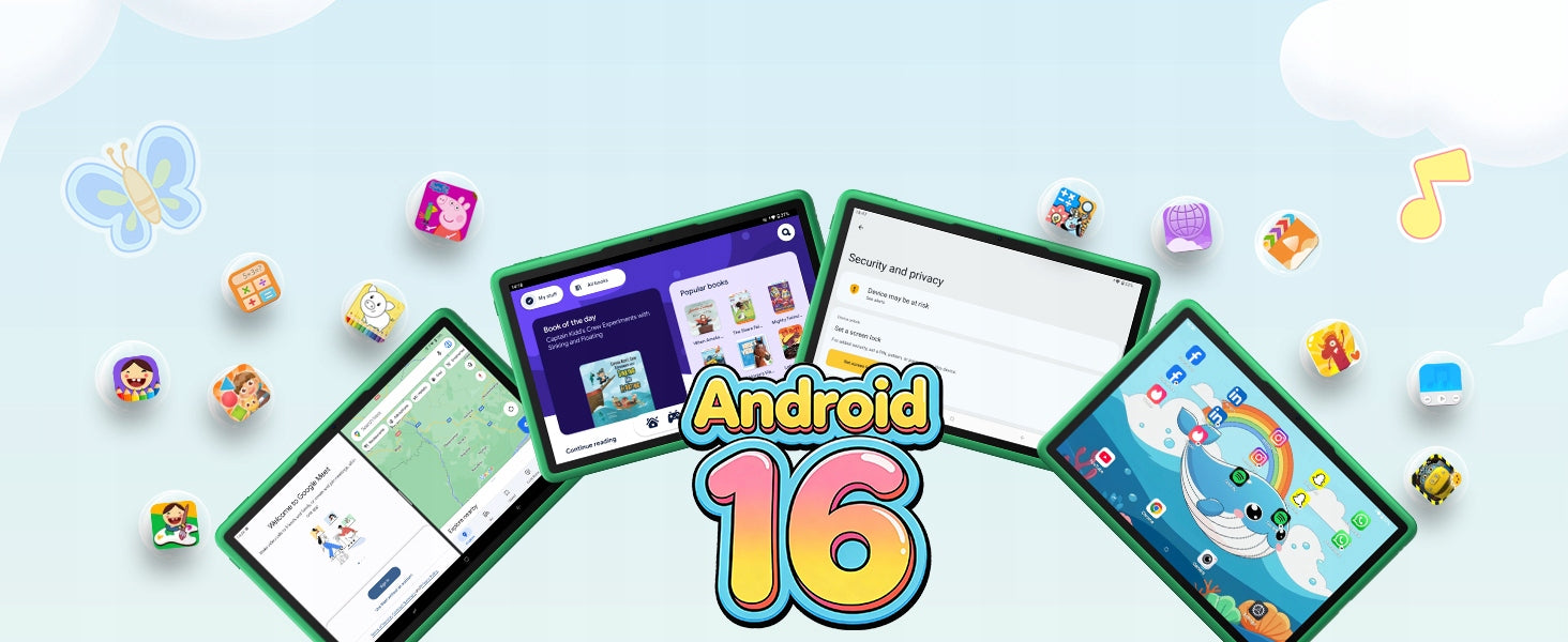 TABLET FOR CHILDREN11KID 4/128GB 11"WiFi GPS CASE EDUCATIONAL GIFT SET Brand DOOGEE