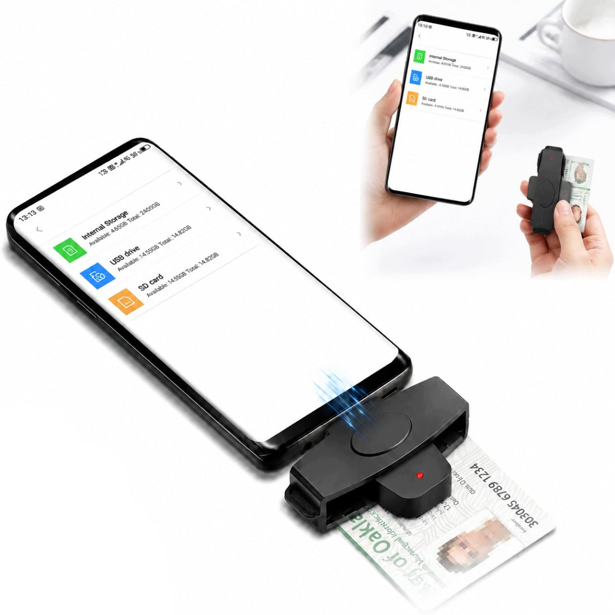 TACHOGRAPH CARD READER DRIVER USB-C FOR ROTARY SMARTPHONE