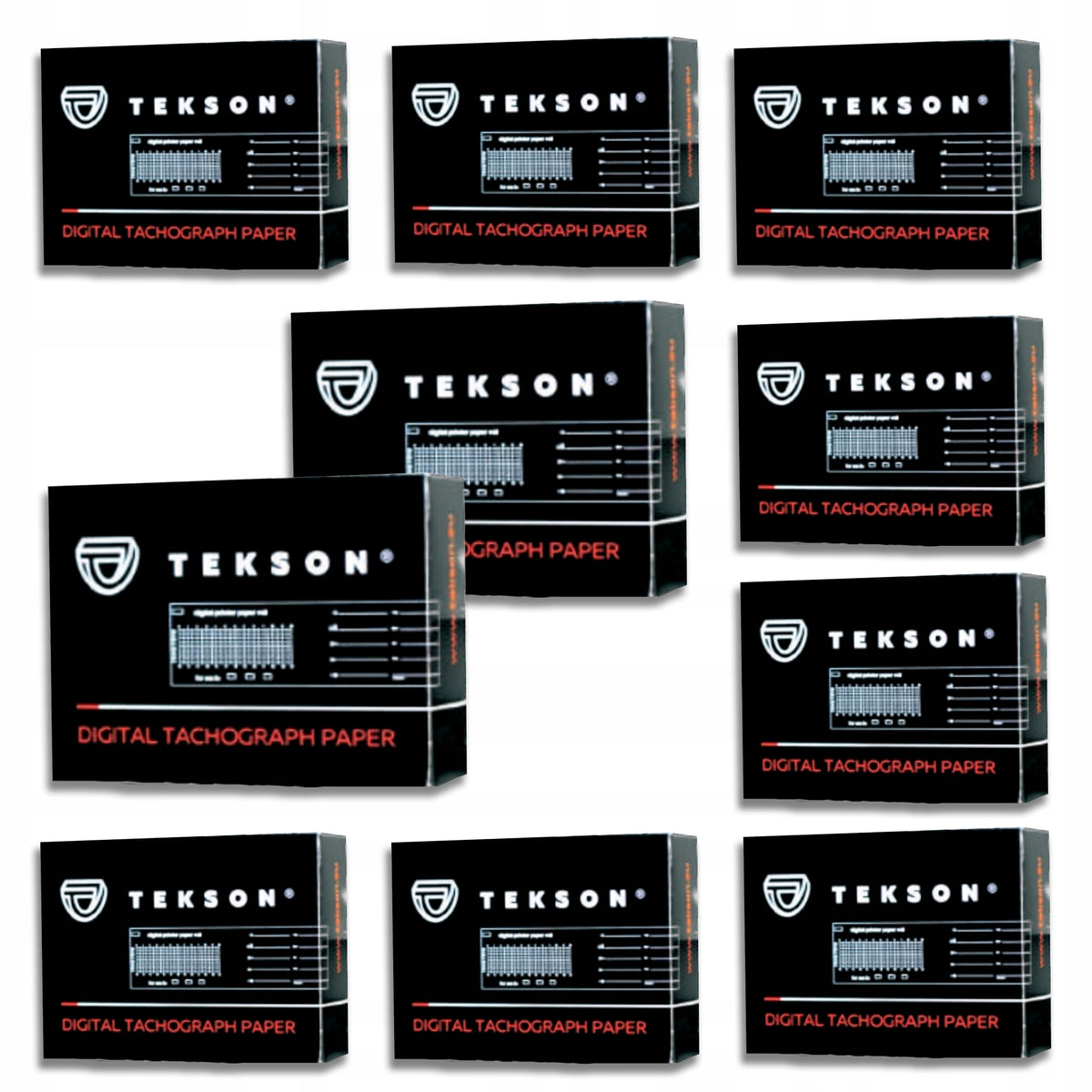 TACHOGRAPH PAPER | 30 ROLLS | TEKSON | + LANYARD