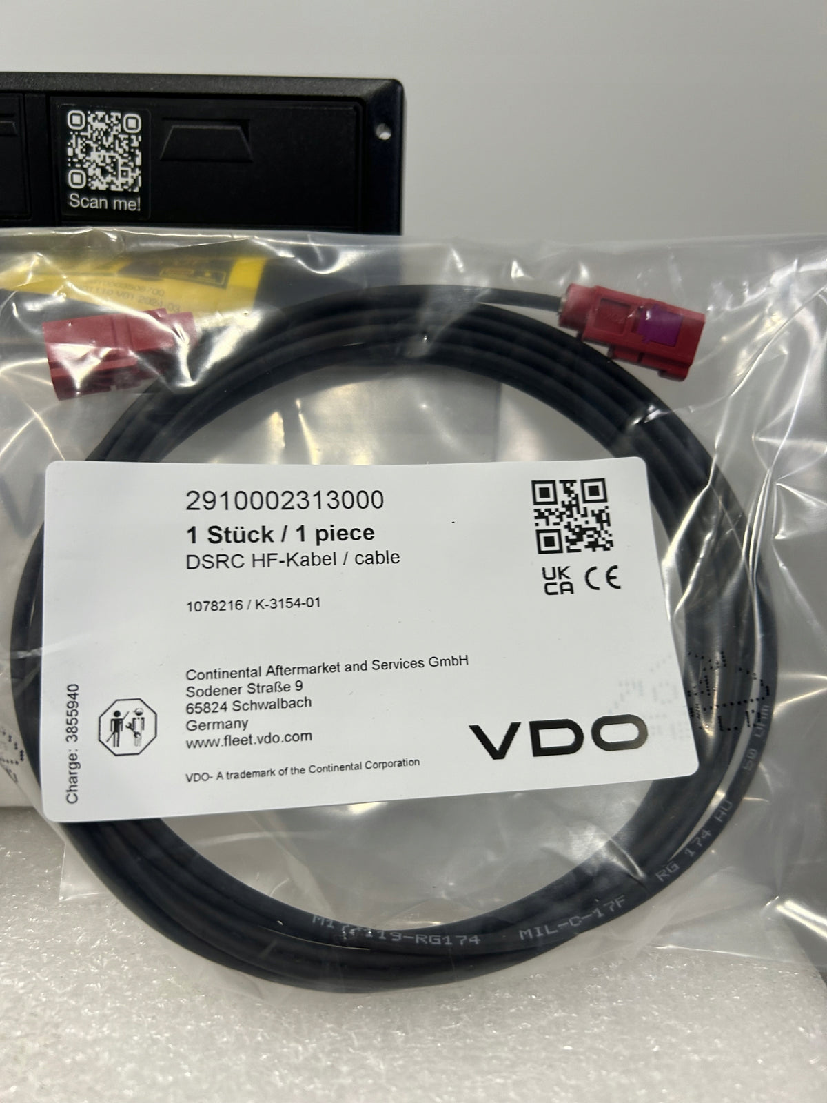 TACHOGRAPH VDO SET GREEN/BLUE 4.1 DTCO + Mobility package Brand VDO