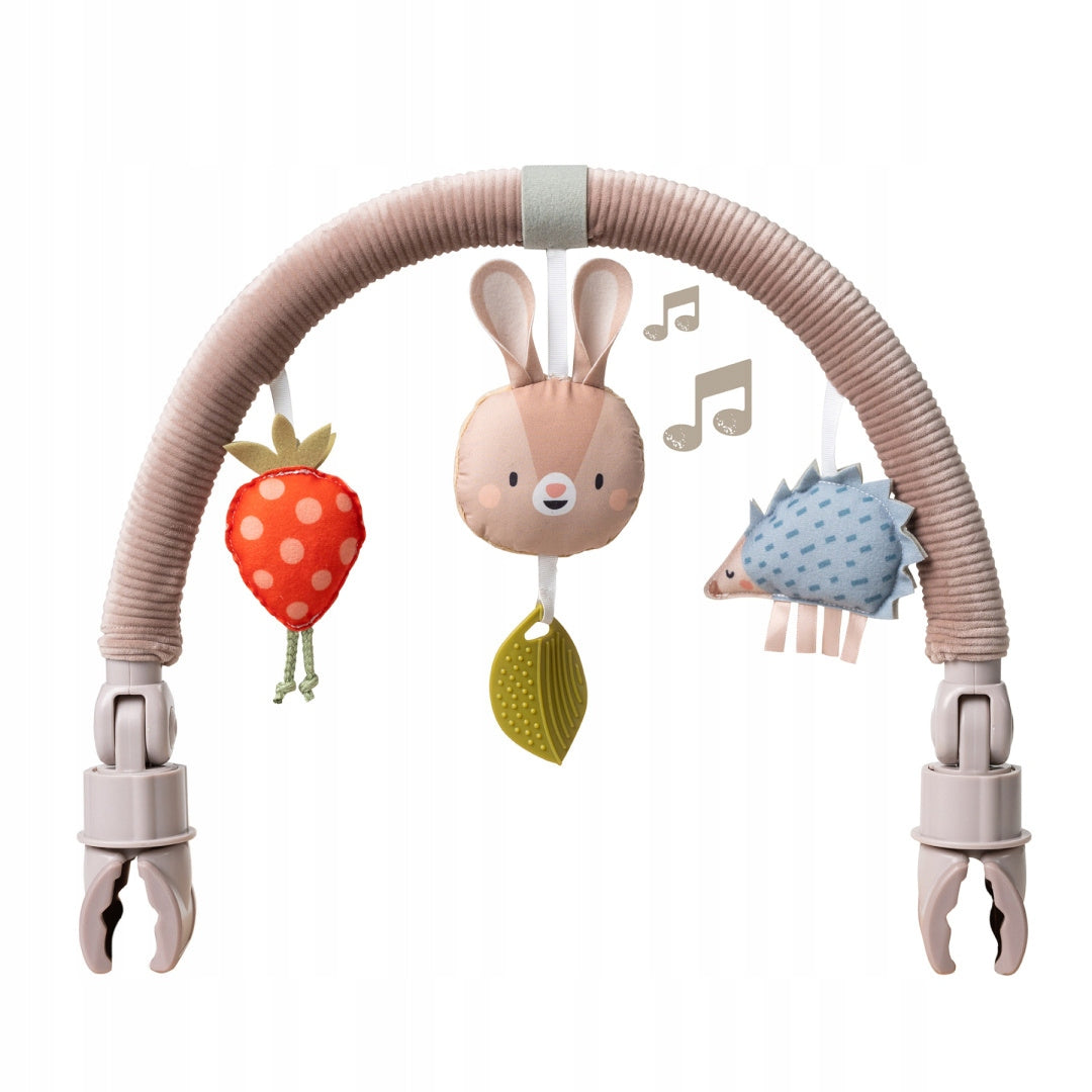 TAF TOYS Headband Bow with toys pendants for stroller MUSICAL RABBIT