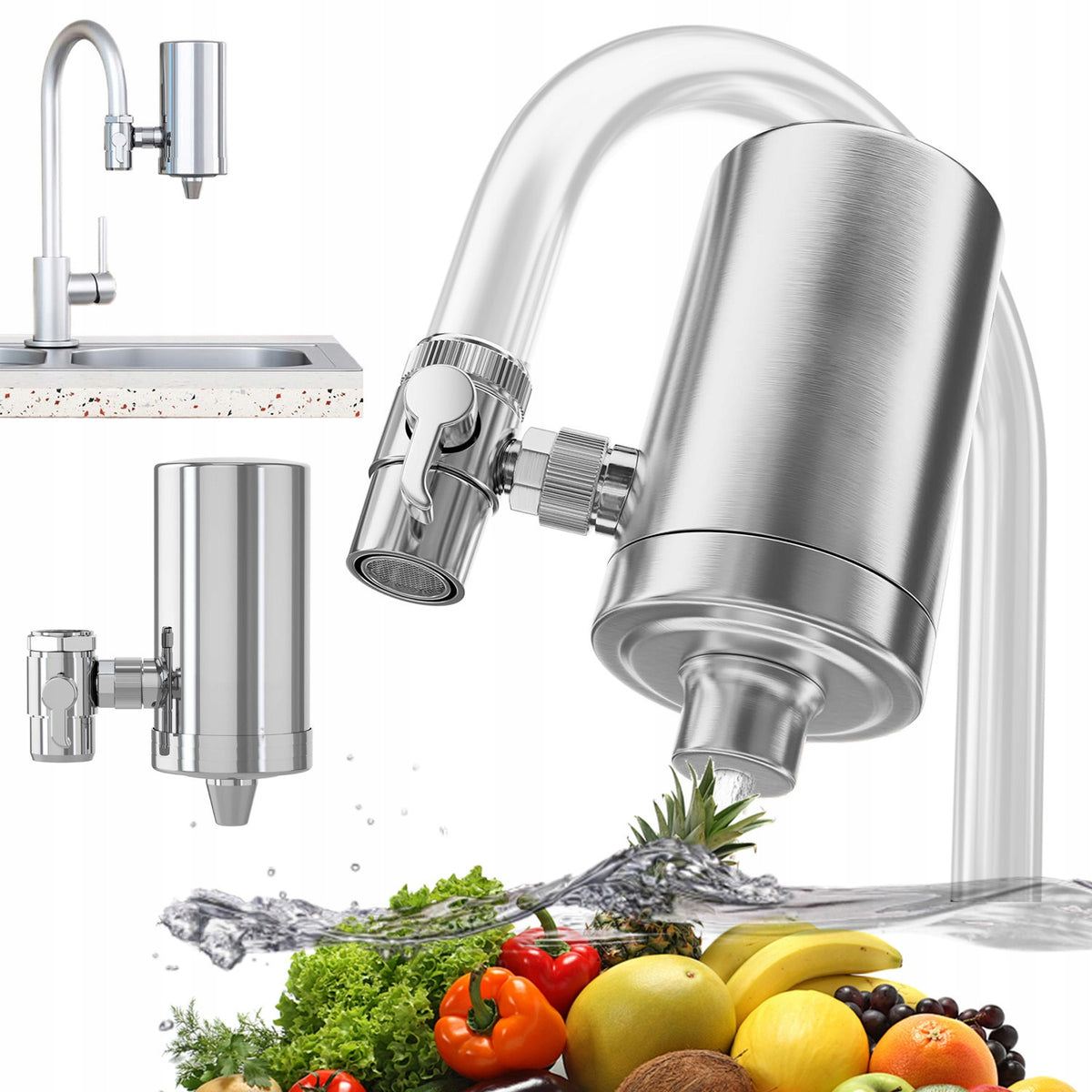 TAP WATER FILTER REMOVES CHLORINE, TAP WATER PURIFIER
