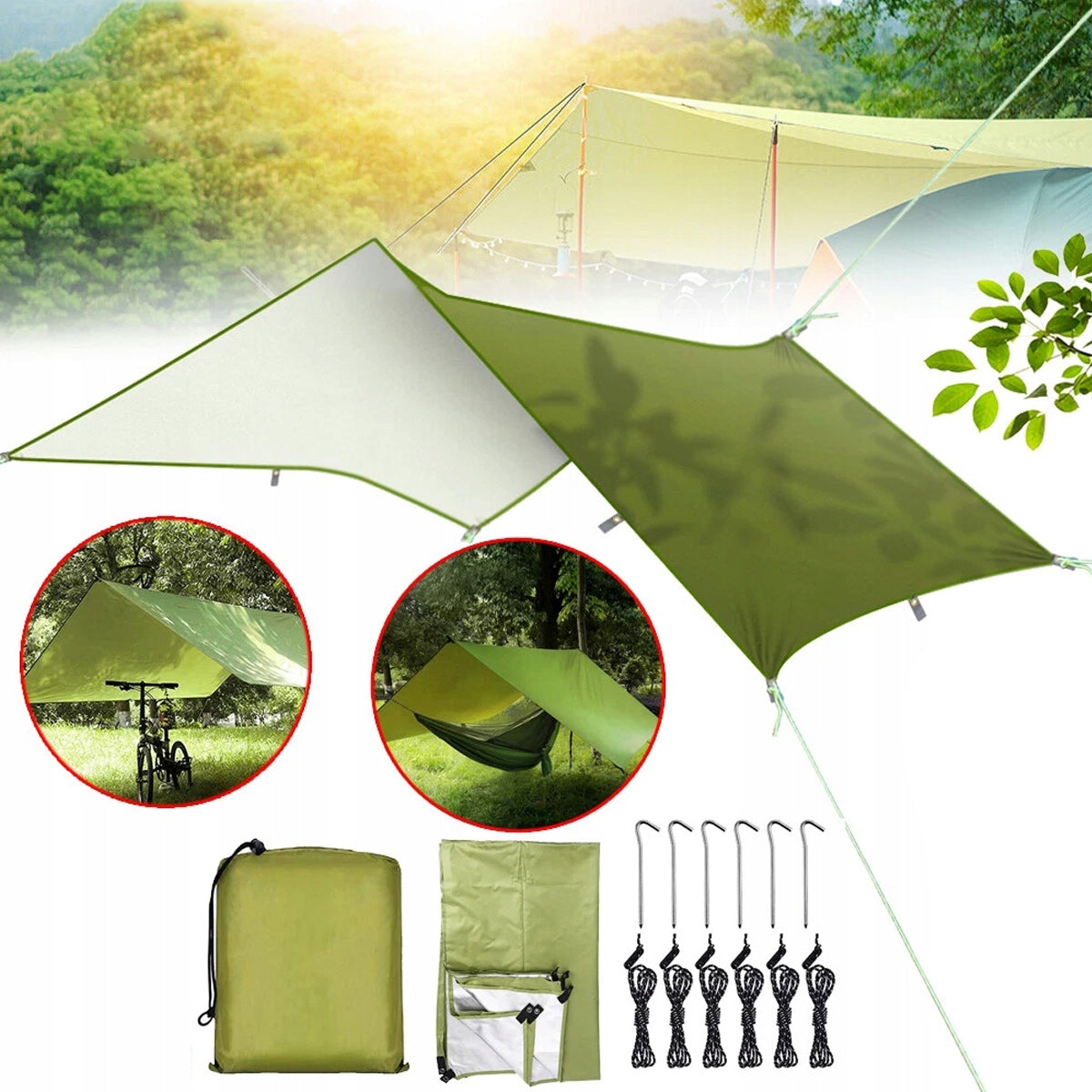 TARP Camping Plate Survival Tarpaulin Protective 3x3 m Survival Strong Manufacturer code 4059635519438