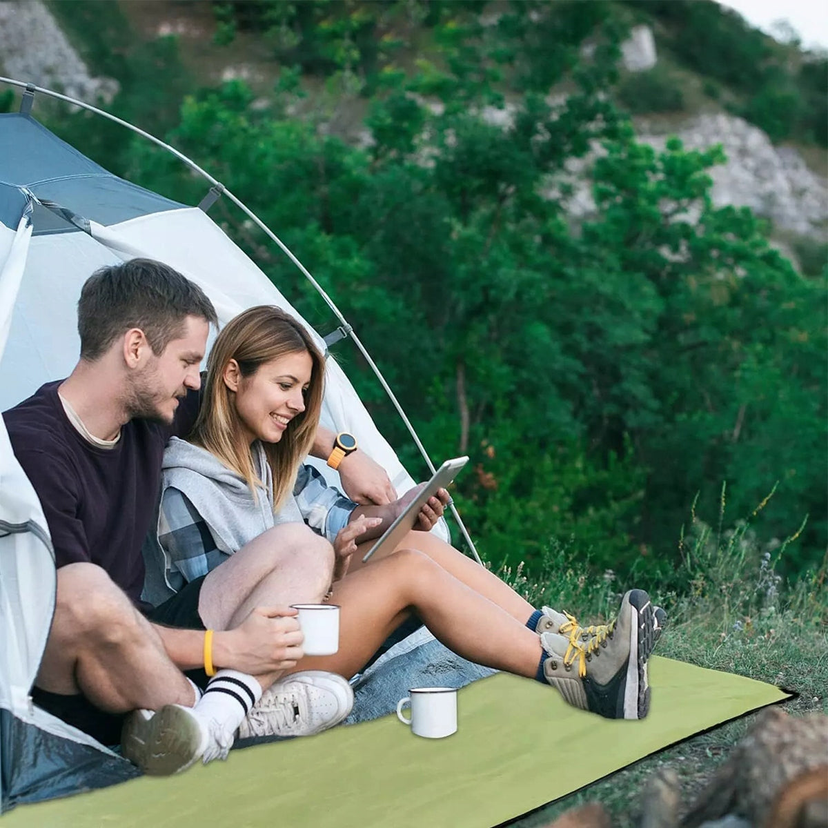 TARP HIKING PROTECTIVE SHEET CAMPING WATERPROOF TARPAULIN 300 cm Manufacturer code 6942300756567