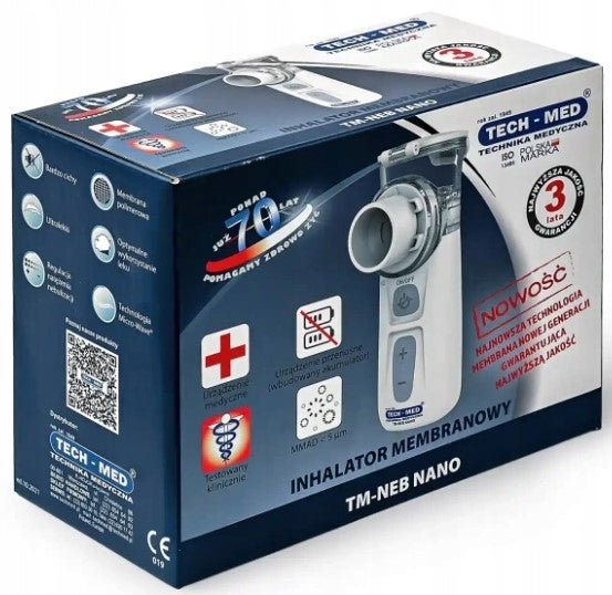 TECH-MED TM-NEB NANO Membrane inhaler 1 piece Medical device type medical device or in-vitro diagnostic medical device