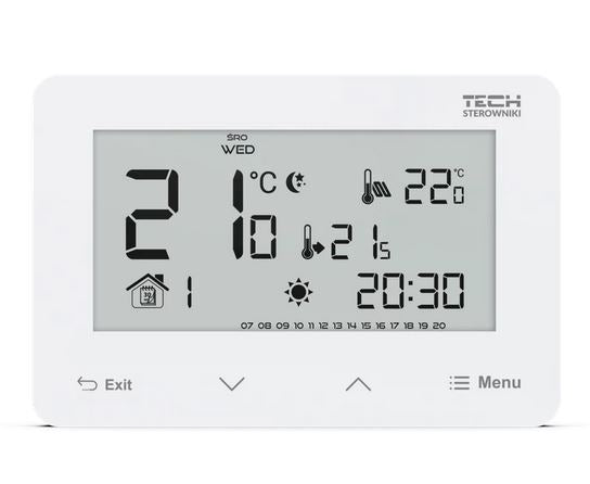 TECH ST-293zv3 two-state 230V WHITE wired flush mount kc139