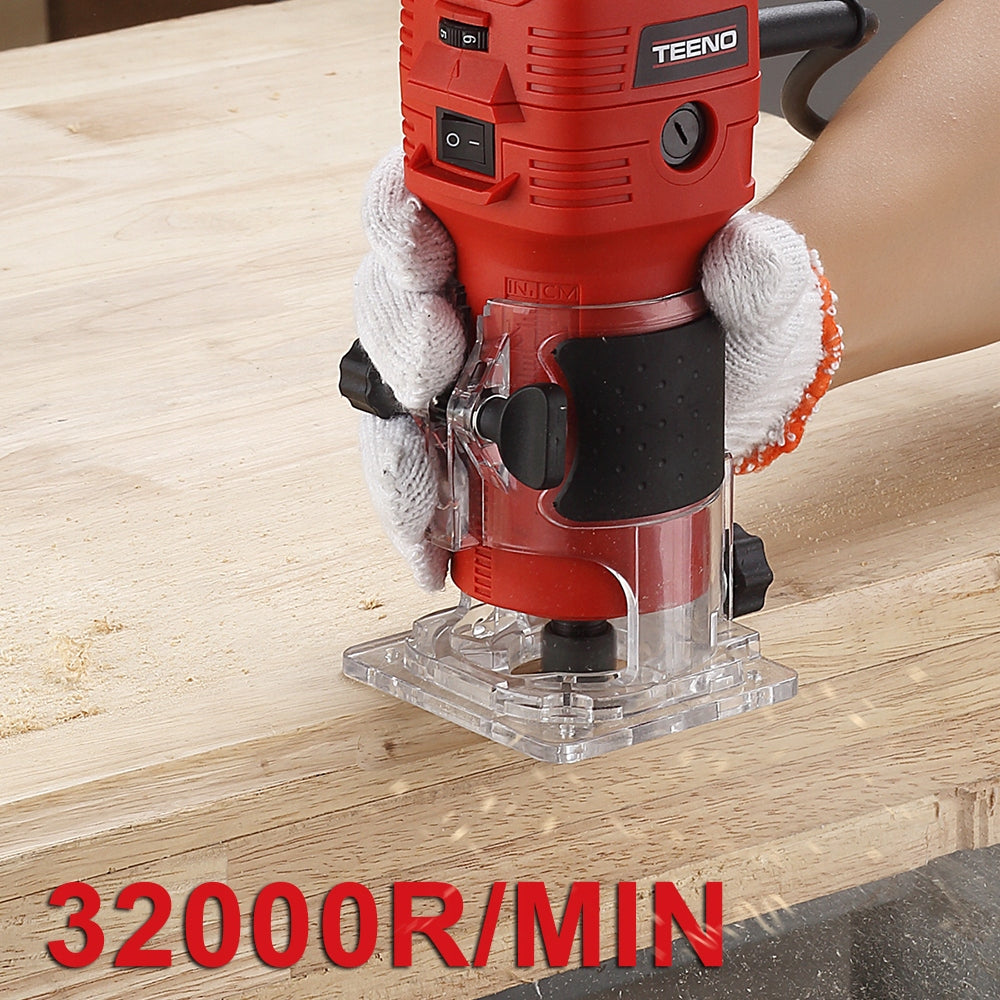 TEENO WOOD SPINDLE MILLING MACHINE + CUTTERS Milling machine type plunge