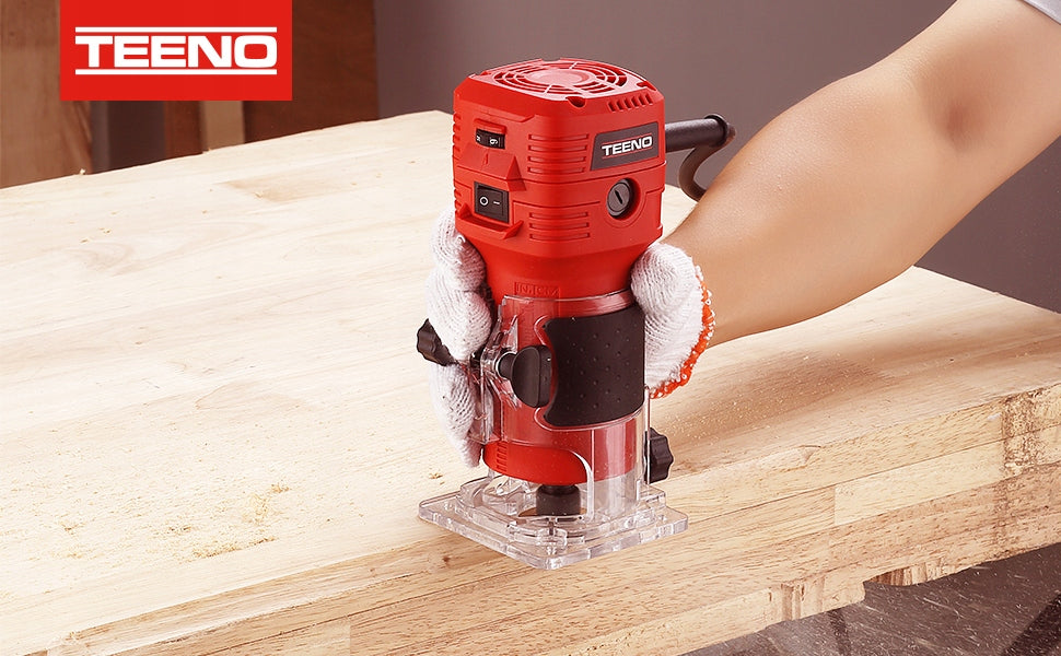 TEENO WOOD SPINDLE MILLING MACHINE + CUTTERS Supply voltage 230 V