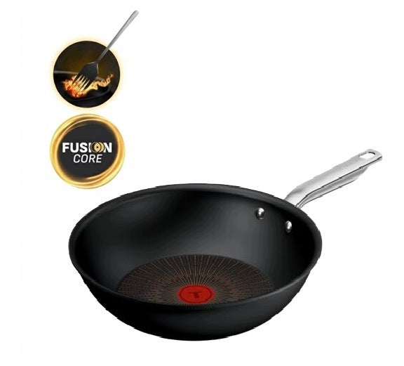 TEFAL Experience wok 28cm INDUCTION non-stick FusionCore coating
