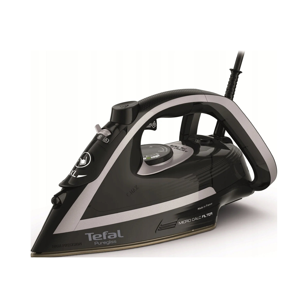 TEFAL PUREGLISS FV8062 STEAM IRON 3000W 280G DURILIUM AIRGLIDE STRONG