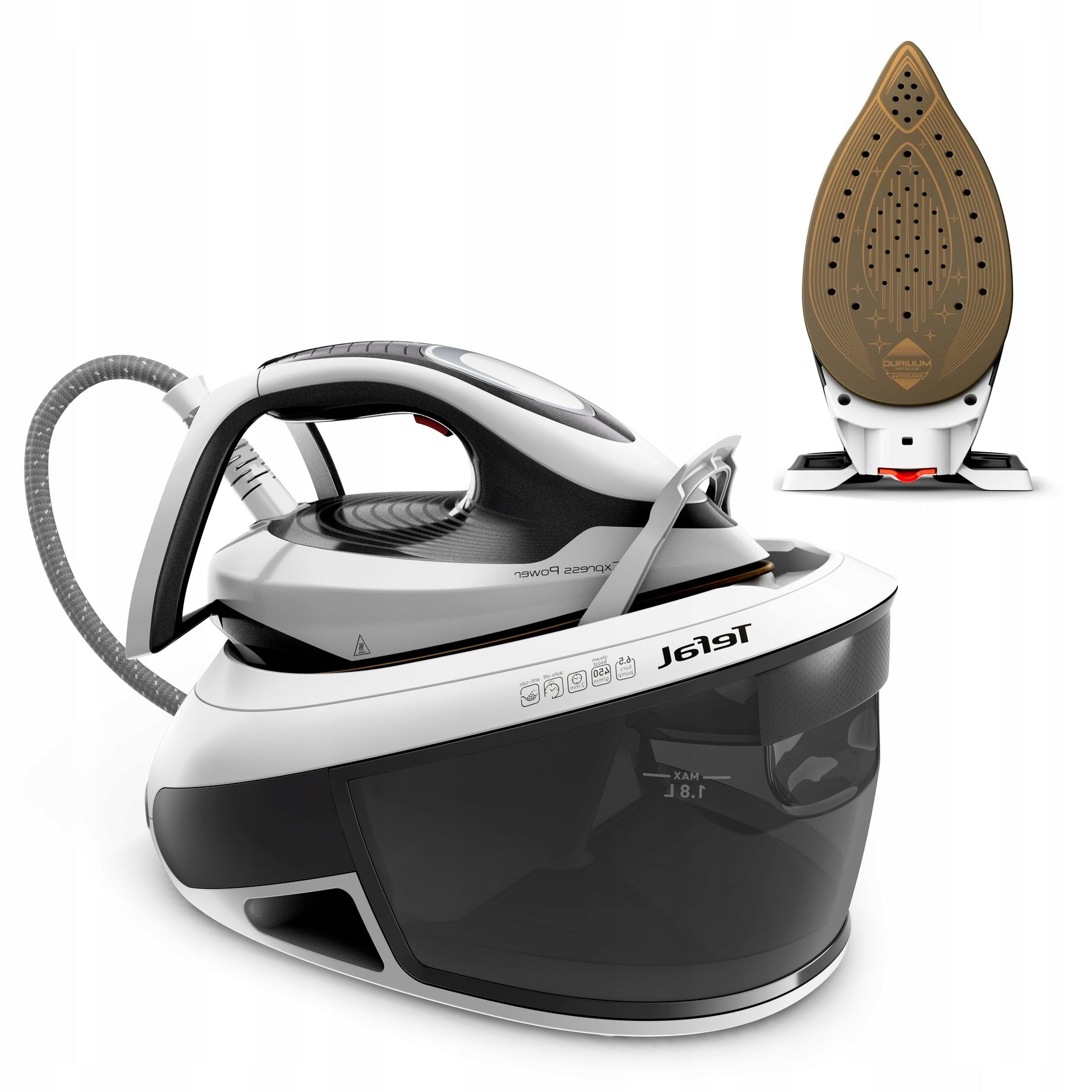 TEFAL STEAM IRON GENERATOR STEAM STATION SV8156E0 2800 W