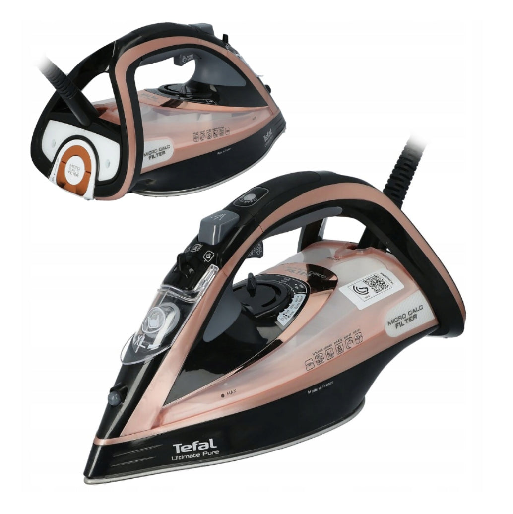 TEFAL ULTIMATE PURE FV9845E0 3200W STEAM IRON FILTER MICRO-CALC