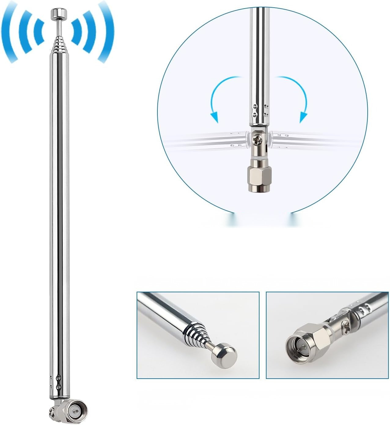 TELESCOPIC ANTENNA 75CM 2 PIECES 7 SECTIONS MALE SMA FOR TV RADIO Kind knife for tiles, glazed tiles