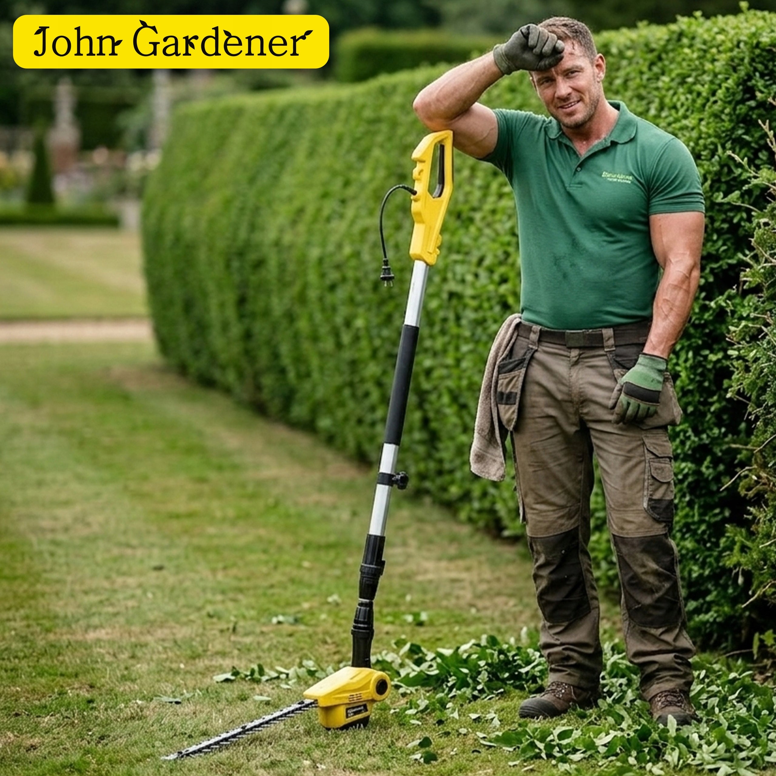 TELESCOPIC HEDGE TRIMMER ELECTRIC HEDGE TRIMMER 2,7M 550W Power supply electric from mains