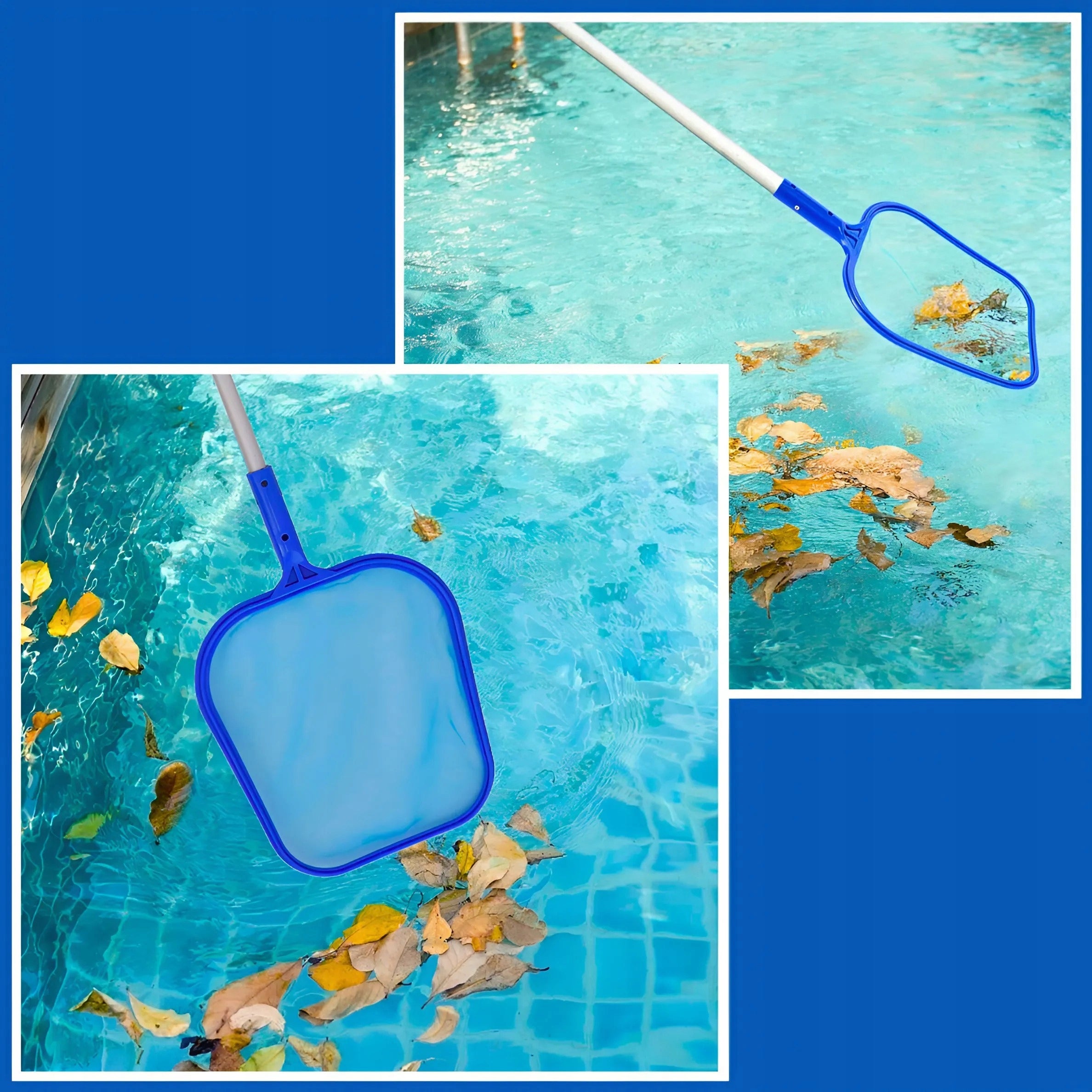 TELESCOPIC LANDING NET FOR CLEANING POOL FISHING PICKER + STICK Packaging status original