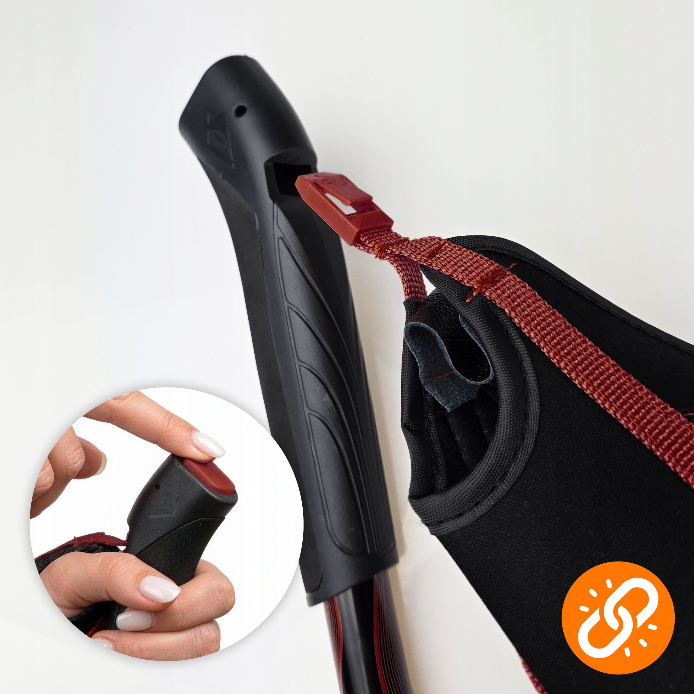 TELESCOPIC POLES ADJUSTABLE PRO TREKKING FOLDING ALUMINUM IN THE MOUNTAINS Manufacturer code SHP-1158