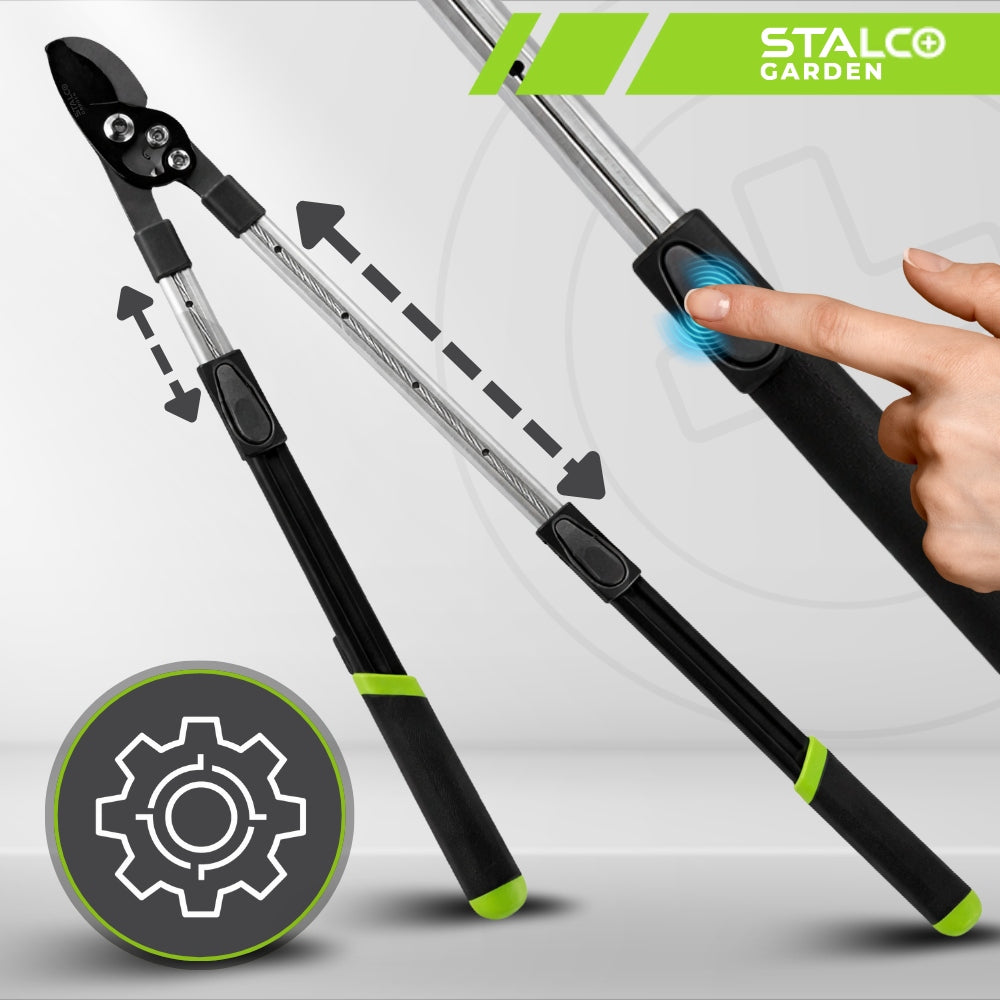 TELESCOPIC PRUNER GARDEN ANVIL SHEARS FOR BRANCHES ADJUSTABLE Power supply handheld