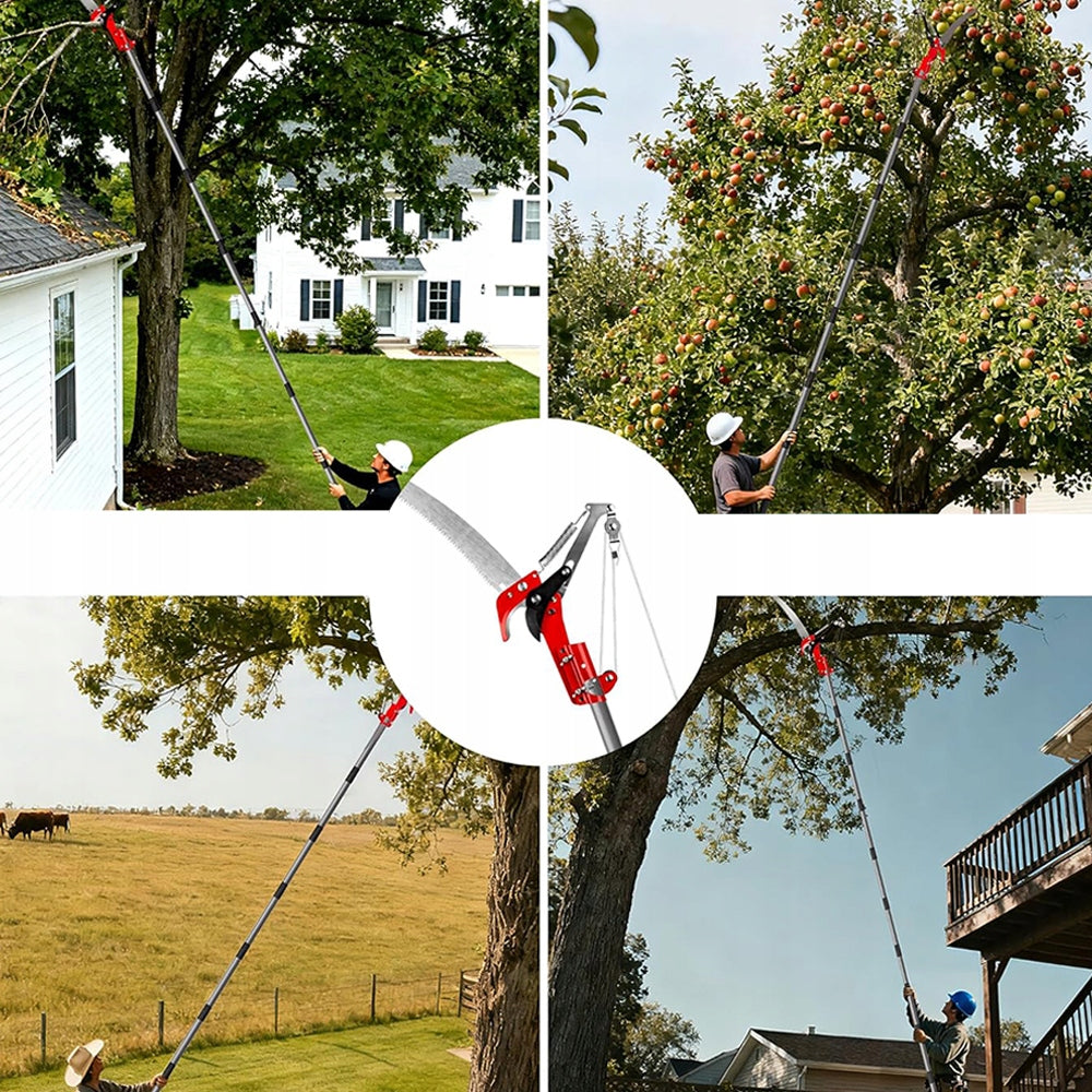 TELESCOPIC PRUNER ON BOOM 4 M SHEARS UP TO 30 MM + branch saw Manufacturer code SEKATOR teleskopowy 220 cm + piła