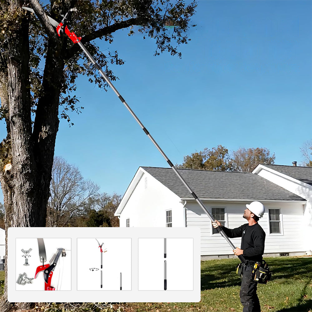 TELESCOPIC PRUNER ON BOOM 4 M SHEARS UP TO 30 MM + branch saw Maximum cut branch thickness 30 mm