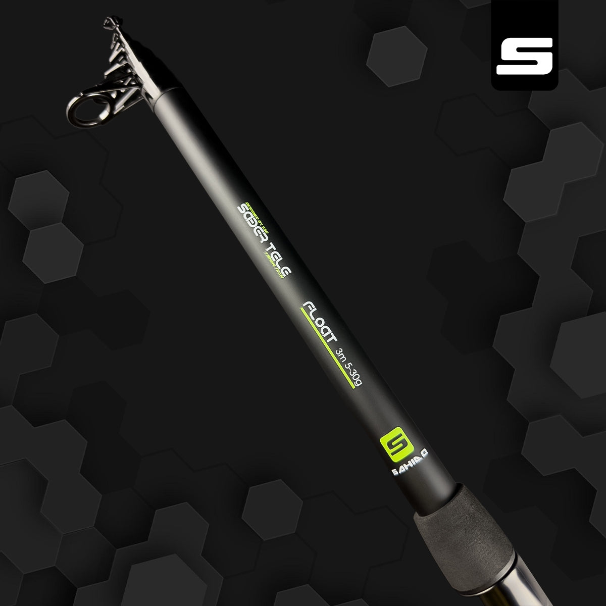 TELESCOPIC ROD Sahido SABER TELE FLOAT 3M 5 – 30G UNIVERSAL CARBON Manufacturer code SH-SABER_TELE_FLOAT_3