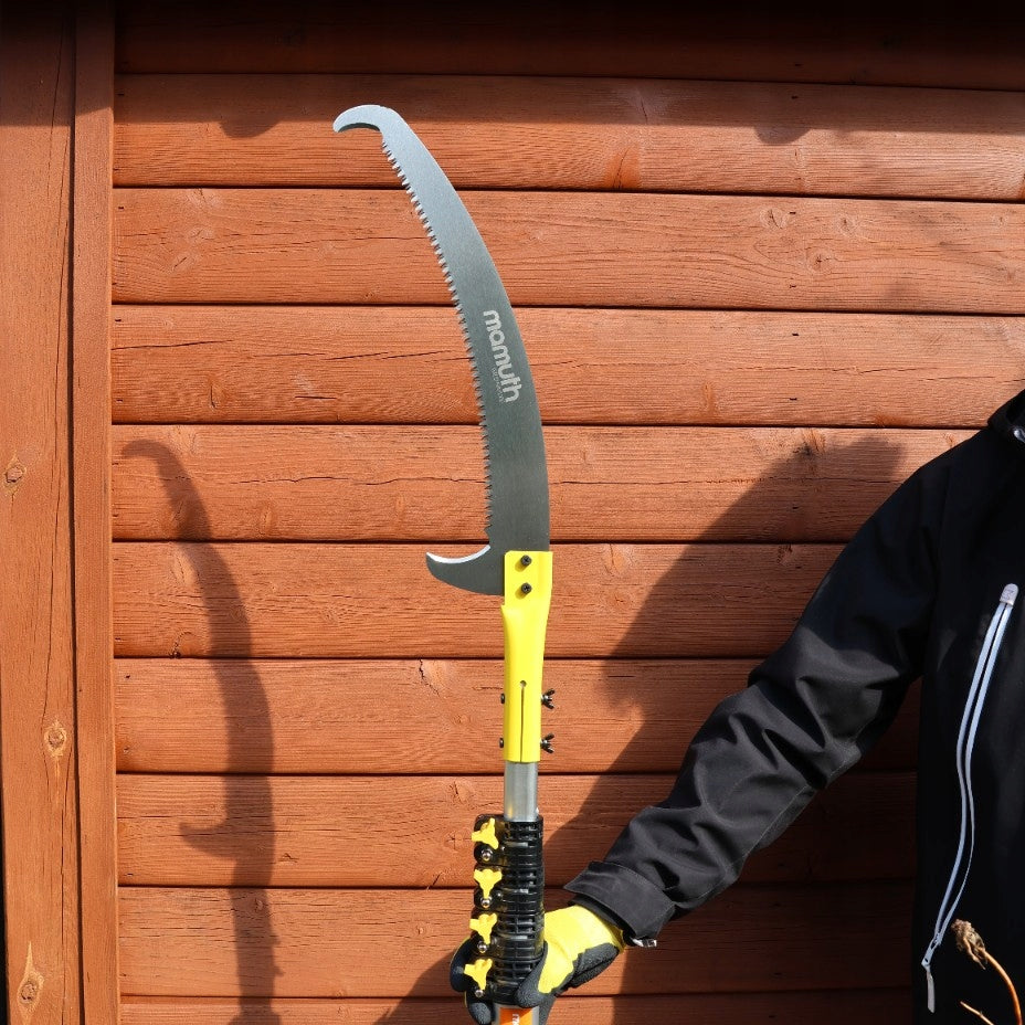TELESCOPIC SAW 5,5m horticultural on boom 180-550cm for branches with HOOK Product weight with unit packaging 2.5 kg