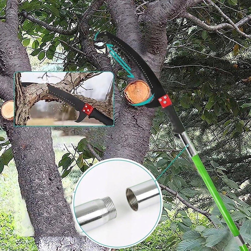 TELESCOPIC SAW WITH PRUNING SAWS FOR PRUNING TREES MANUAL ADJUSTMENT 2.1-8M Power 10 W