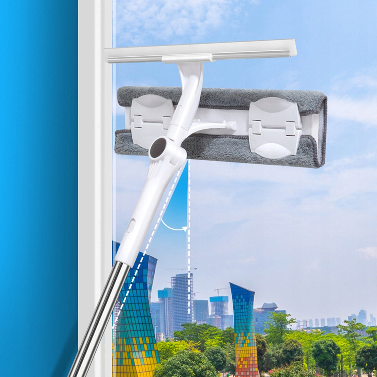 TELESCOPIC WINDOW WASHER 3,8M FOR WINDOWS LONG 2IN1 + OVERLAY Brand no brand
