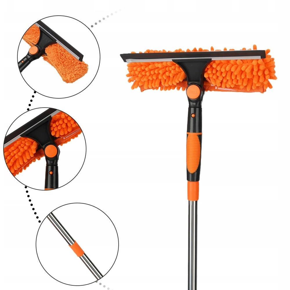 TELESCOPIC WINDOW WASHER 4.24 M STREAK PULLER FOR WINDOWS LONG SET Packaging status original
