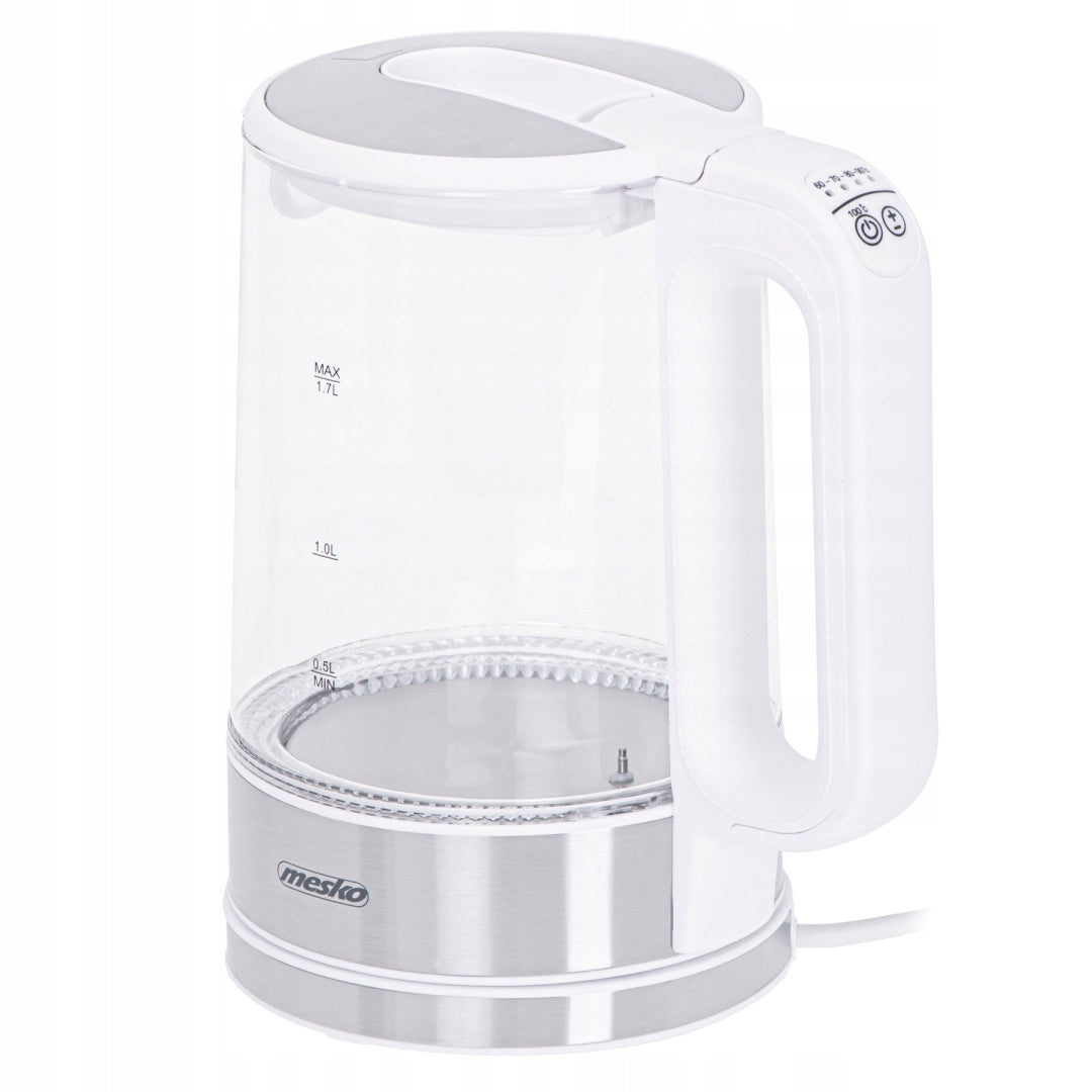 TEMPERATURE CONTROLLED ELECTRIC KETTLE 1,7 2200 glass Manufacturer code 5905388880006