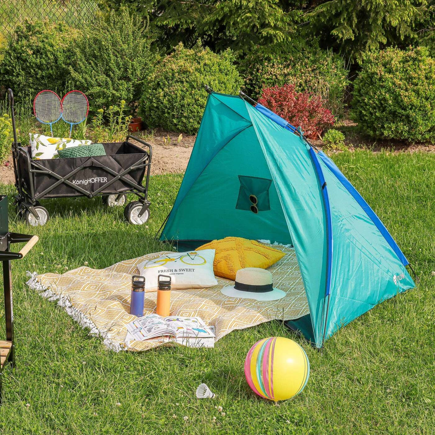 TENT BEACH Semi-tent for Beach PROTECTIVE VENTILATION Tadar 220x115x115 cm Packaging status original