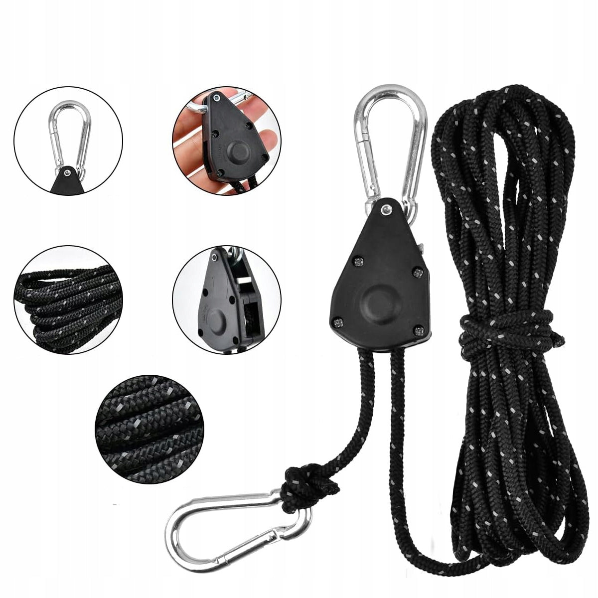 TENT CABLE TENSION SET with tensioner regulator 6x Manufacturer code 4016858533566