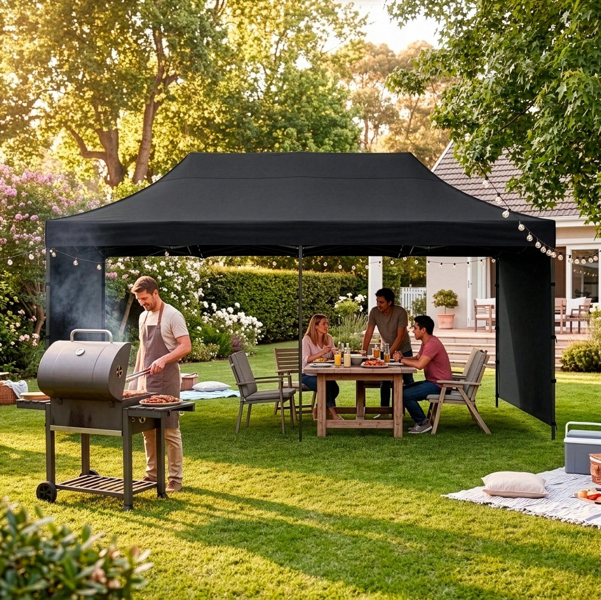 TENT COMMERCIAL PAVILION EXPRESS GARDEN PARTY 3x6 CATERING Packaging status original