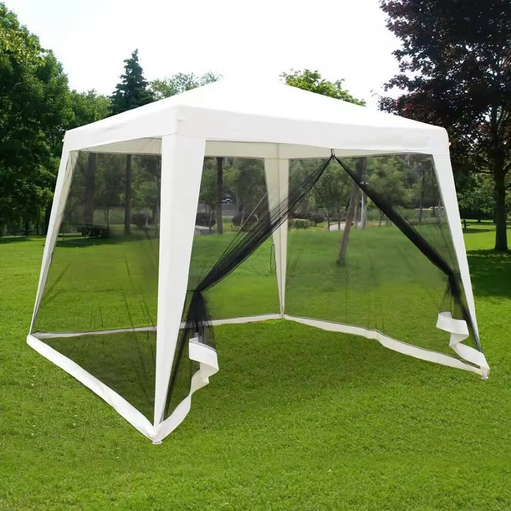 TENT GARDEN PAVILION 3x3m GAZEBO 4 WALLS MOSQUITO NET FOR CASTLE Season summer