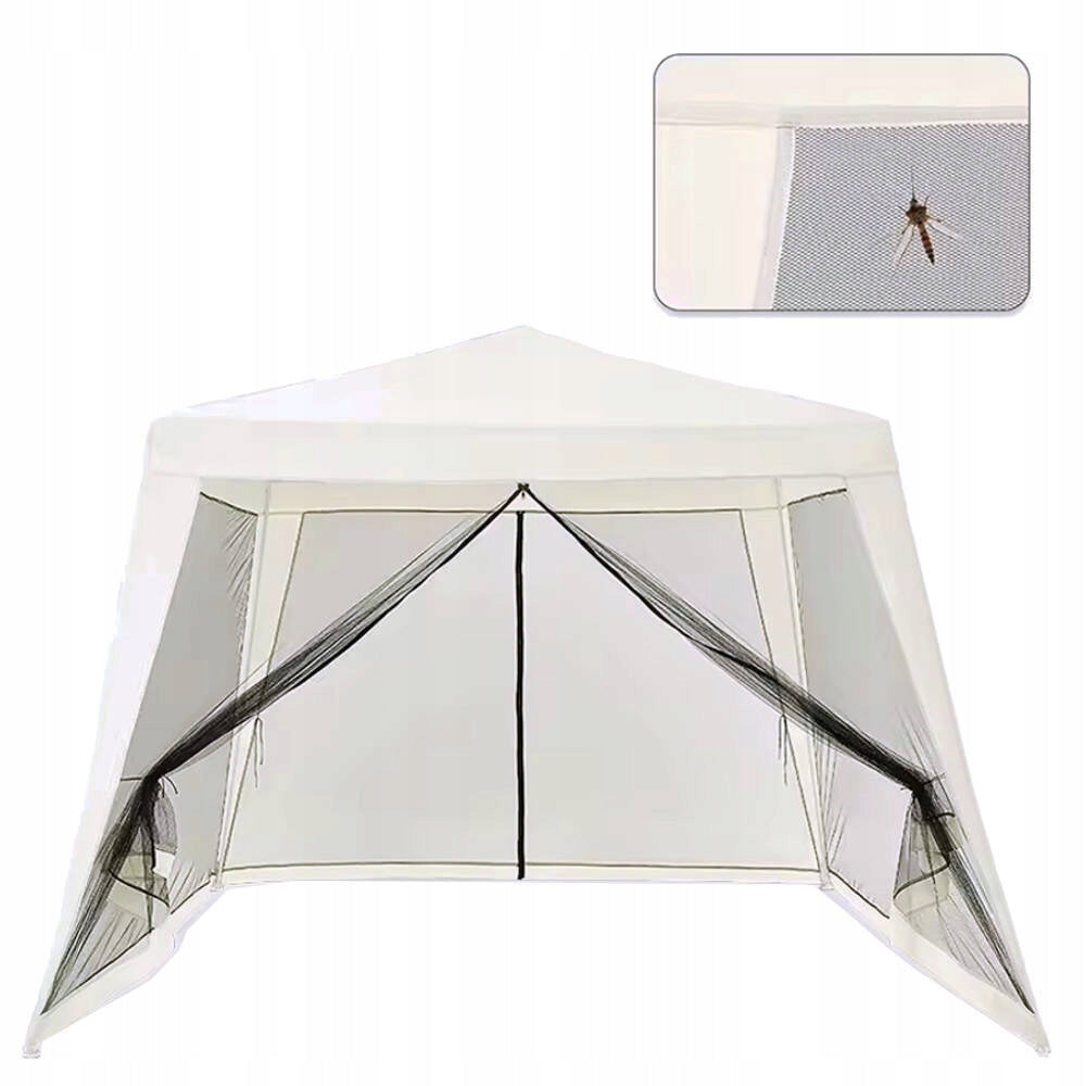 TENT GARDEN PAVILION 3x3m GAZEBO 4 WALLS MOSQUITO NET FOR CASTLE Type pavilion