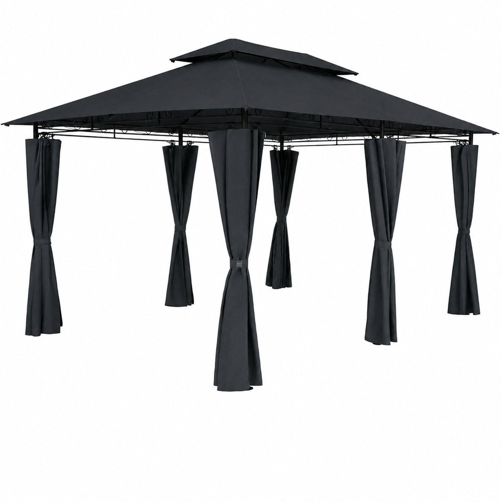 TENT PAVILION GARDEN GAZEBO 3x4 ANTHRACITE