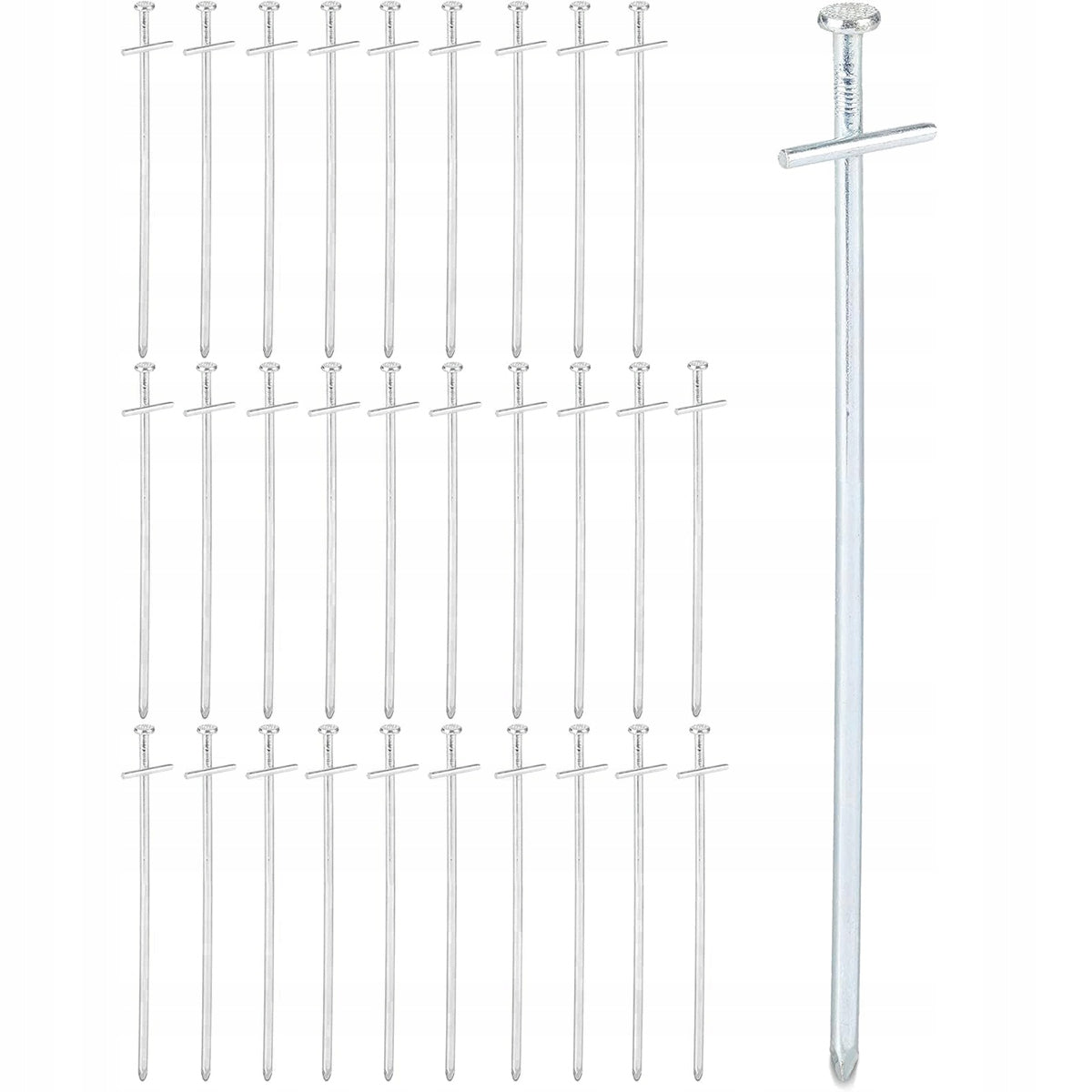 TENT PINS HERRING ANCHORS FOR TENT STEEL CAMPING 30 PCS SET