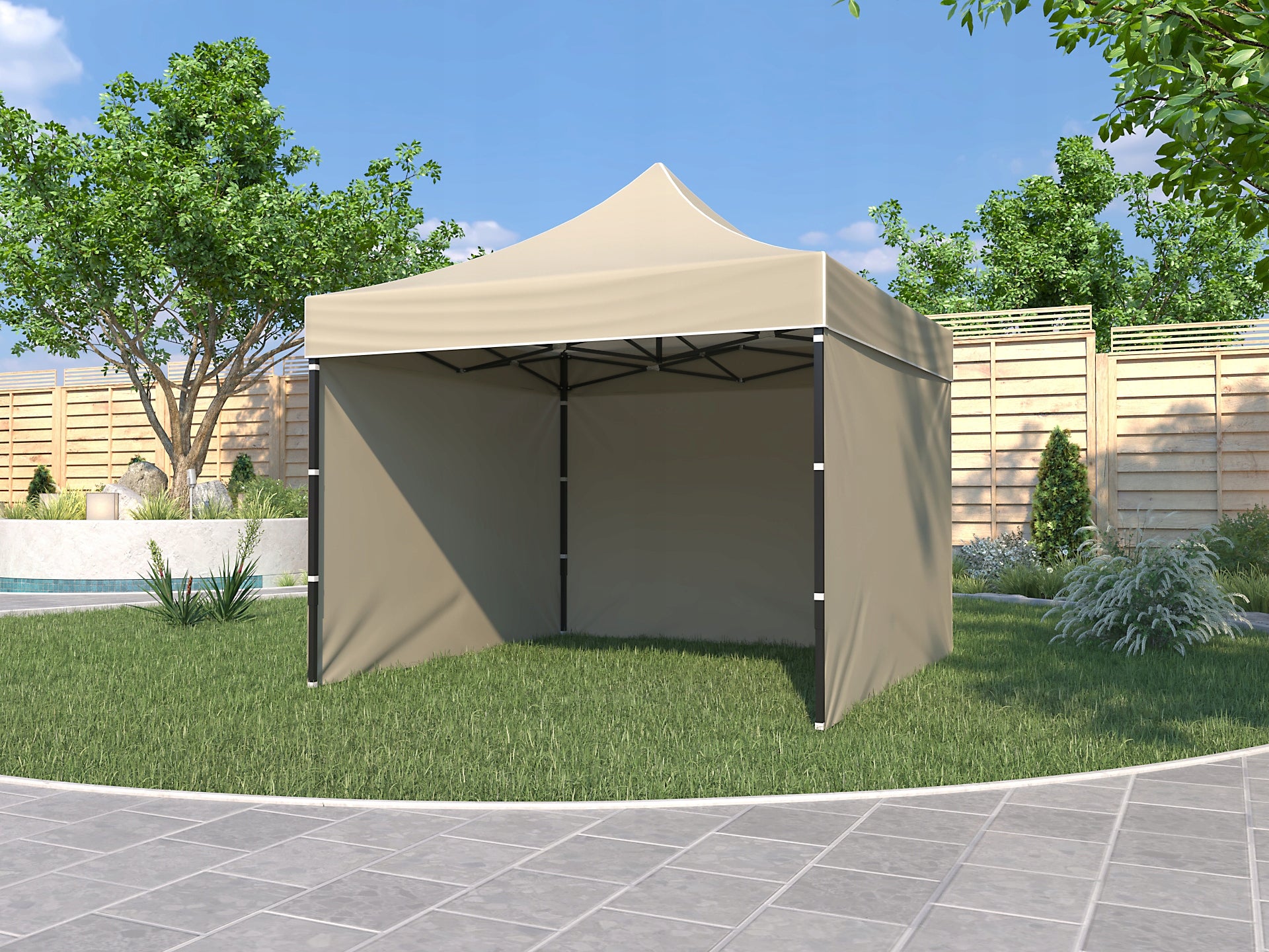 TENT express WEDDING PAVILION merchant PARTY 3x6 m Color multicolor