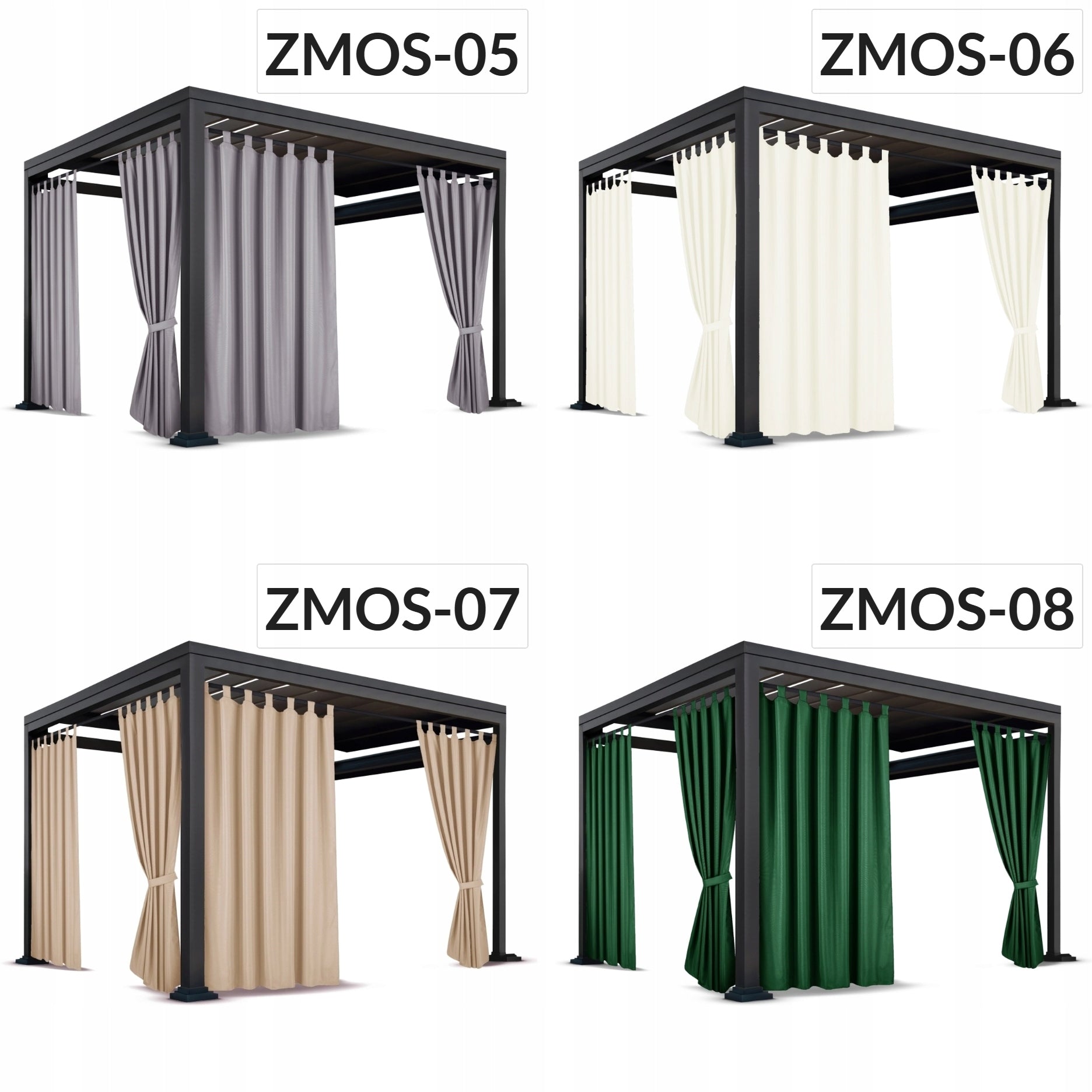 TERRACE CURTAINS 155x200 GARDEN BIB CURTAIN WATERPROOF Manufacturer code Zasłony wodoodporne na taras zasłony ogrodowe