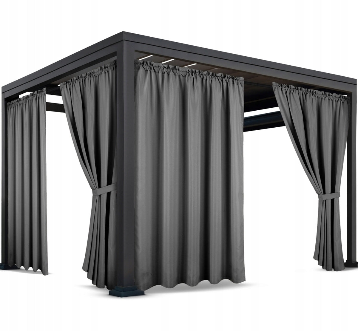 TERRACE CURTAINS 155x200 GARDEN CURTAIN WITH TUNNEL WATERPROOF