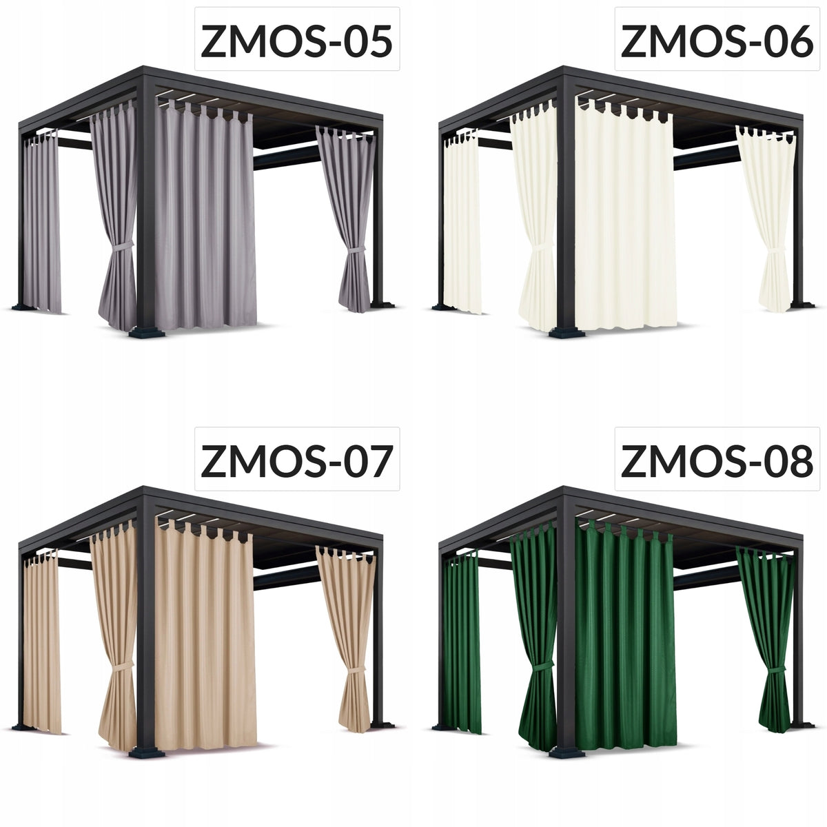 TERRACE CURTAINS 155x220 GARDEN BIB CURTAIN WATERPROOF Manufacturer code Zasłony wodoodporne na taras zasłony ogrodowe