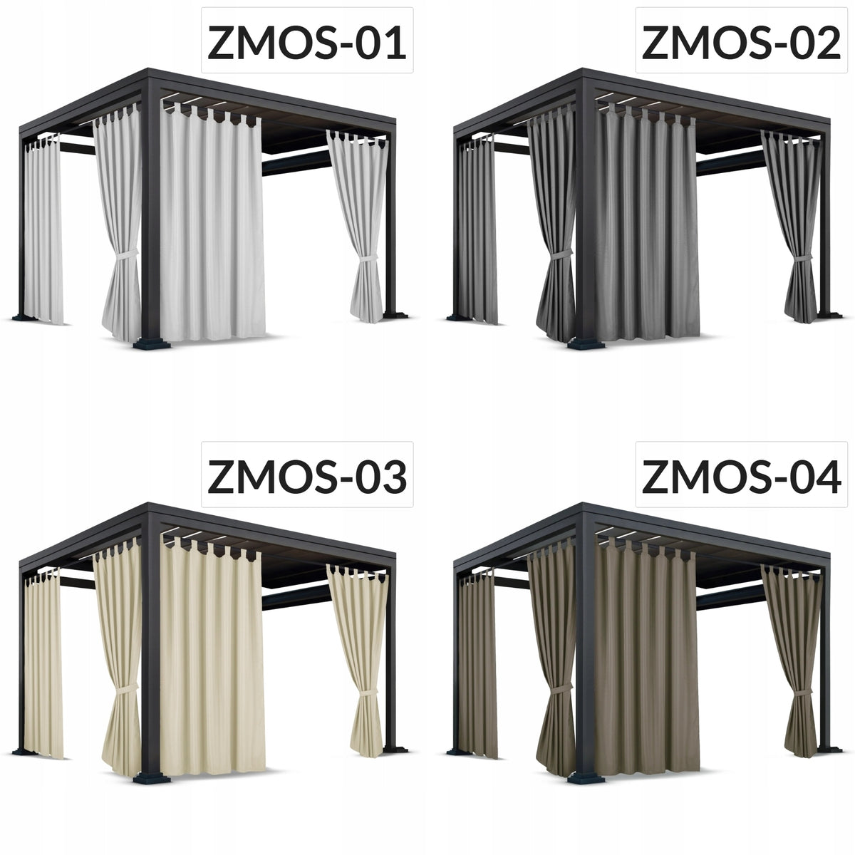 TERRACE CURTAINS 155x220 GARDEN BIB CURTAIN WATERPROOF Packaging status original