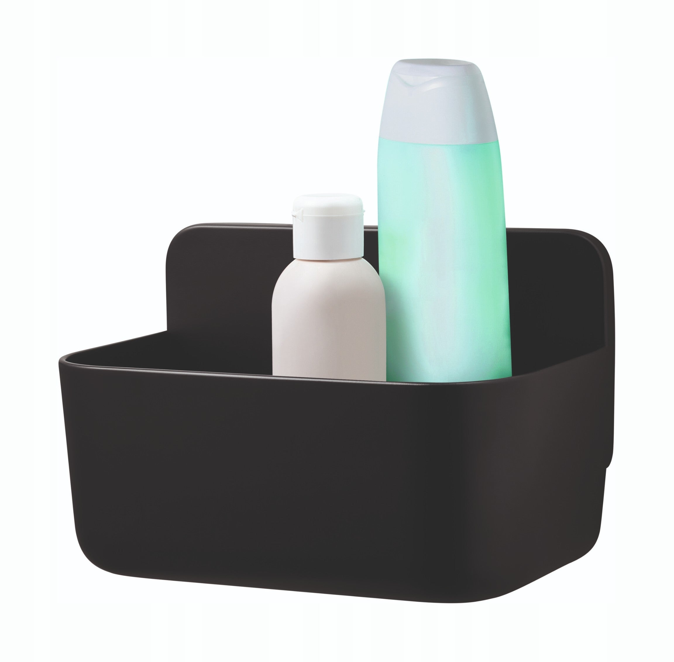 TESA LAVAA Wall shelf hanging self-adhesive basket for cabin black mat Packaging status original