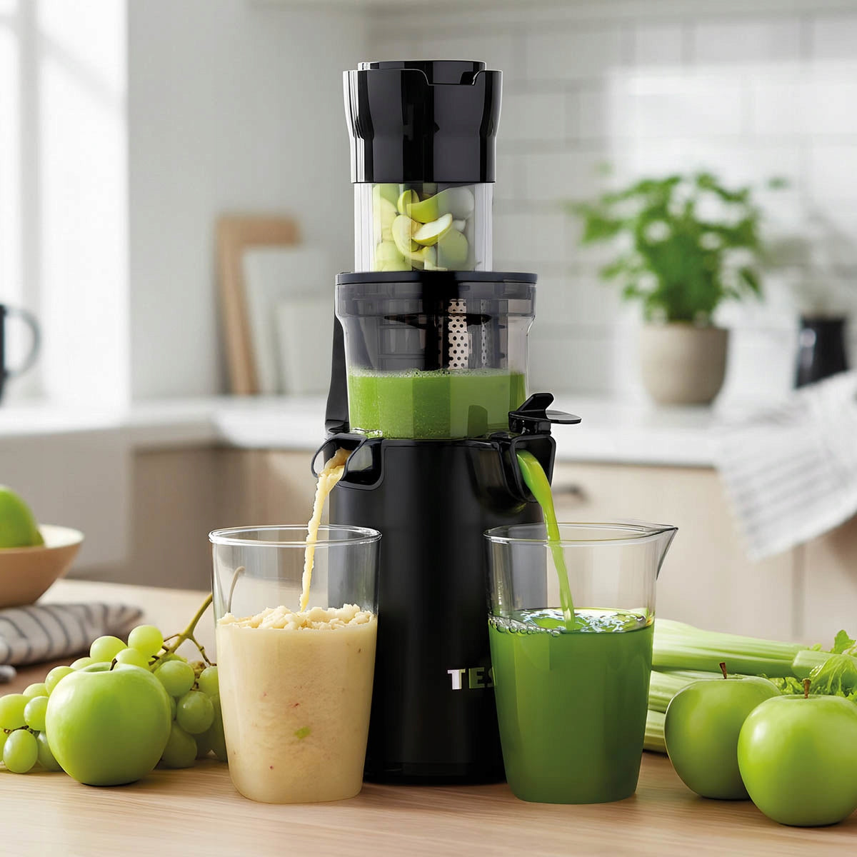 TESLA SlowJuicer SJ500 XL Juicer, quiet, BPA-free Brand TESLA
