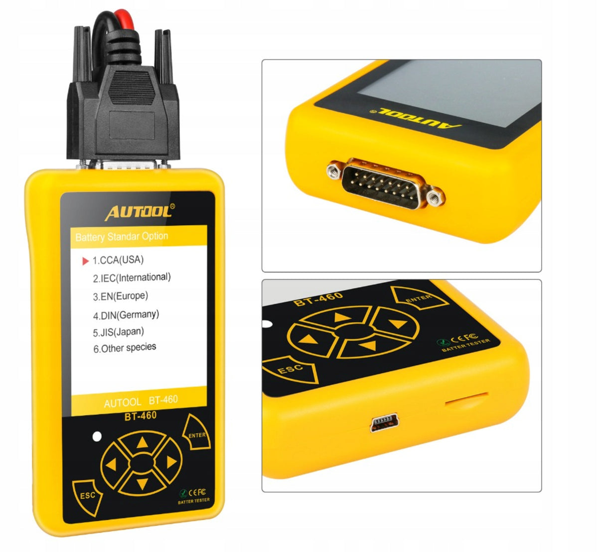 TESTER FOR BATTERIES 12V24V AUTOOL BT460 EAN (GTIN) 6972697788308