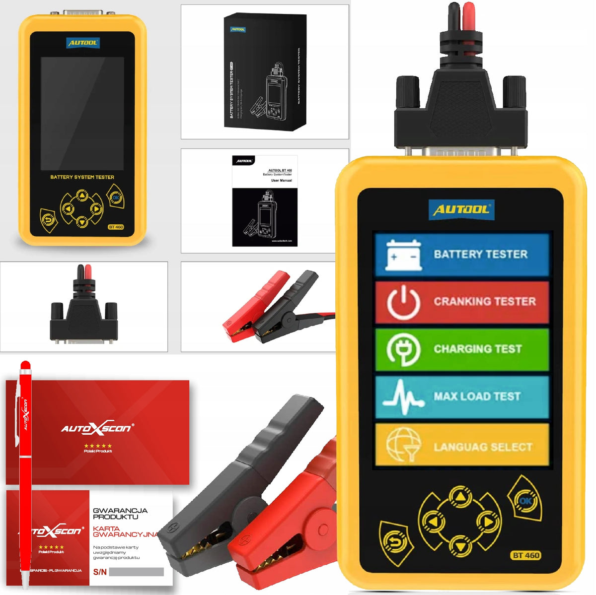 TESTER FOR BATTERIES 12V24V AUTOOL BT460