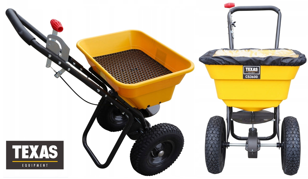 TEXAS CS3600 SEED DRILL SPREADER SAND SALT SEED SPREADER 36kg Brand Texas