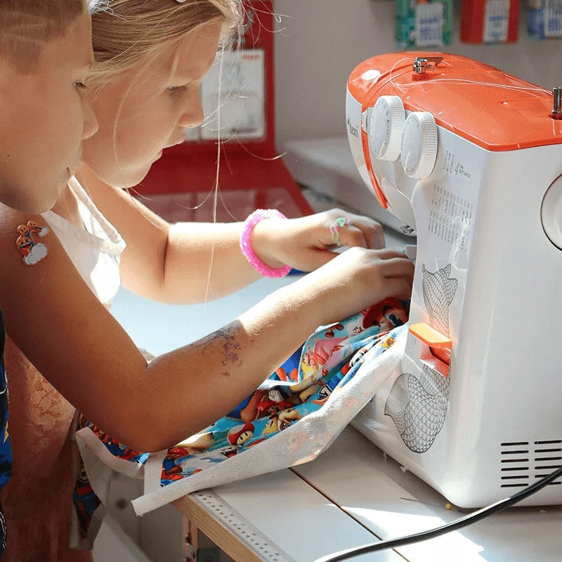 TEXI FOX 25 mechanical sewing machine for children 25 stitches Hook swing