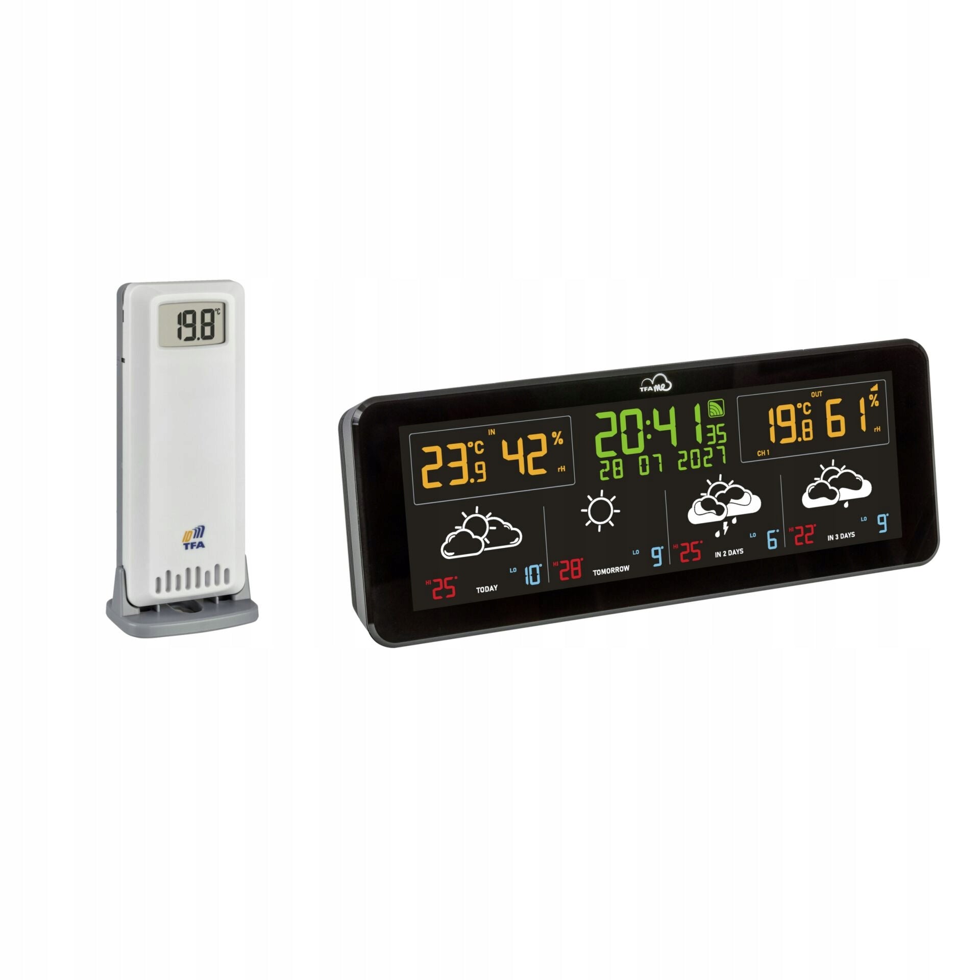 TFA TFA.me 35.8107.01 ID-07 WLAN Wireless Weather Station