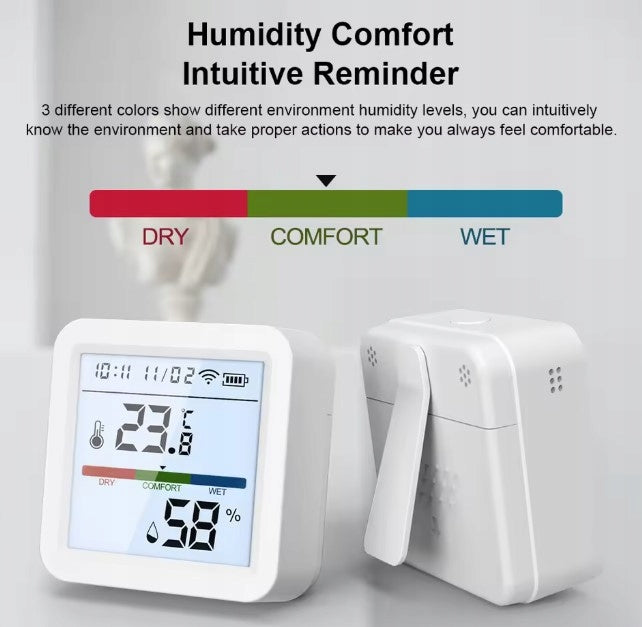 TH05 Smart Life WIFI Temperature and Humidity Sensor, COLOR LCD Packaging status original